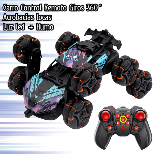 Carro Acrobacias 360° a Control Remoto
